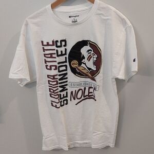 Champion White Florida State Seminoles Tee